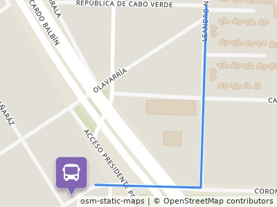 Mapa da parada