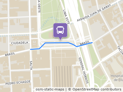 Mapa da parada