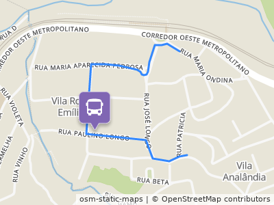 Mapa da parada