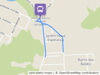 Mapa da parada