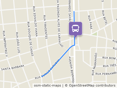 Mapa da parada