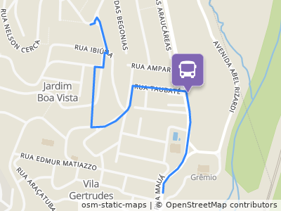 Mapa da parada