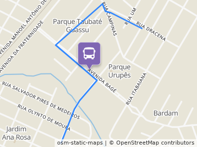 Mapa da parada