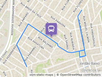 Mapa da parada