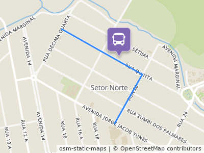 Mapa da parada