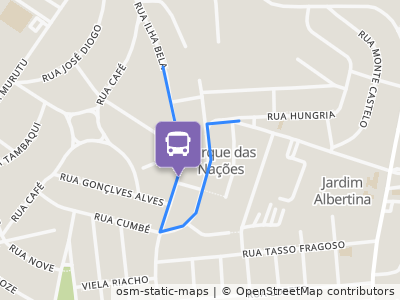 Mapa da parada