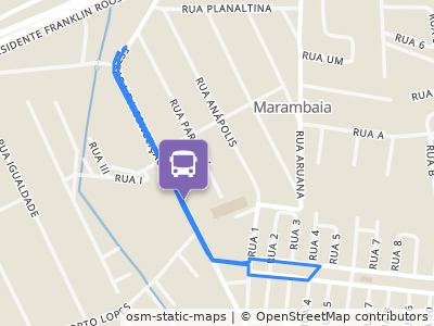 Mapa da parada