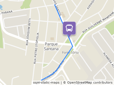 Mapa da parada