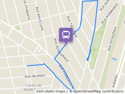 Mapa da parada
