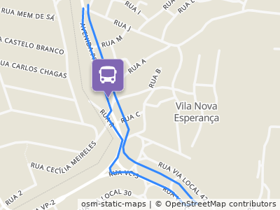 Mapa da parada