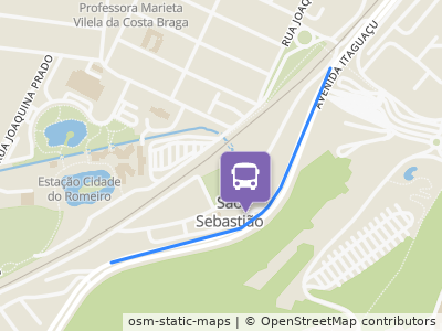 Mapa da parada
