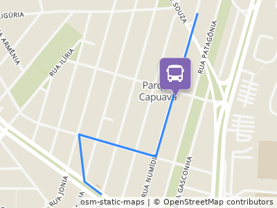 Mapa da parada