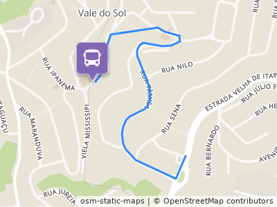 Mapa da parada