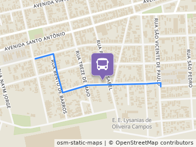 Mapa da parada