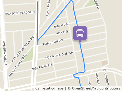 Mapa da parada