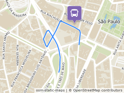 Mapa da parada