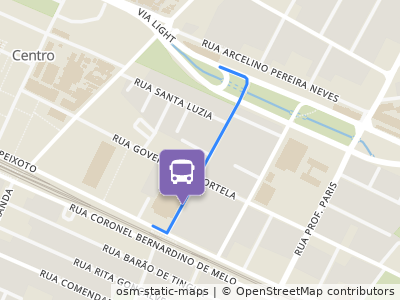 Mapa da parada