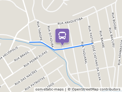 Mapa da parada