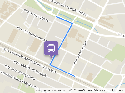 Mapa da parada
