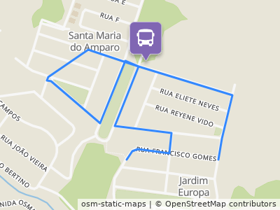 Mapa da parada