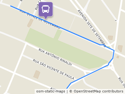 Mapa da parada