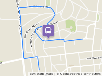 Mapa da parada