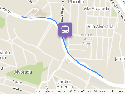 Mapa da parada