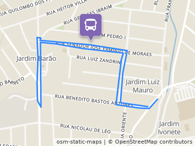 Mapa da parada