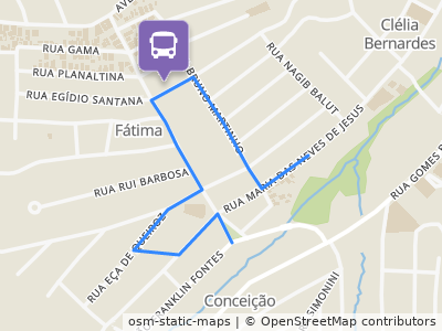 Mapa da parada