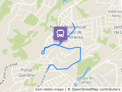 Mapa da parada