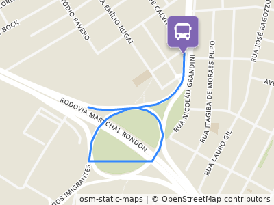 Mapa da parada