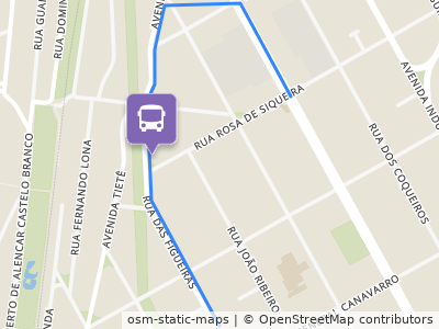 Mapa da parada