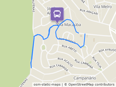 Mapa da parada