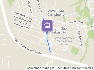 Mapa da parada