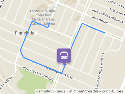 Mapa da parada