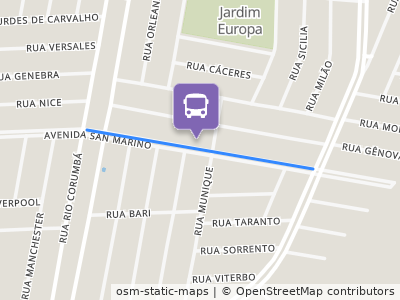 Mapa da parada