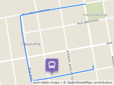 Mapa da parada