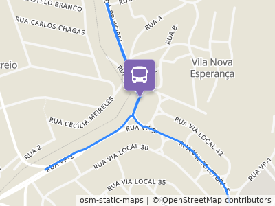 Mapa da parada