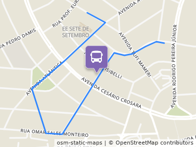 Mapa da parada