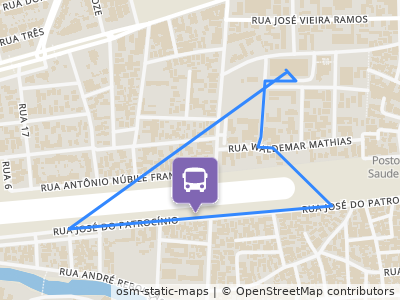 Mapa da parada