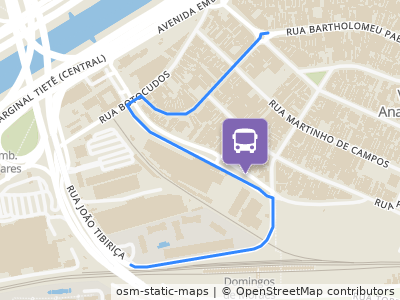 Mapa da parada