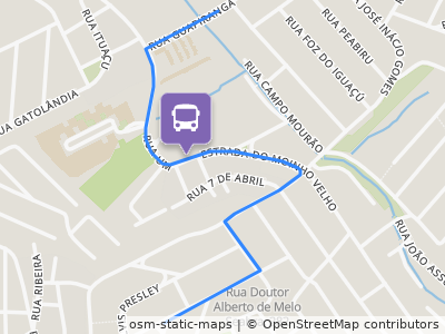 Mapa da parada