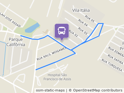Mapa da parada