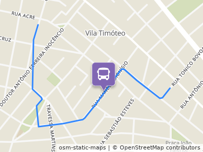 Mapa da parada