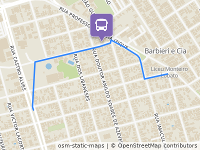 Mapa da parada