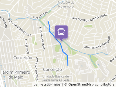Mapa da parada