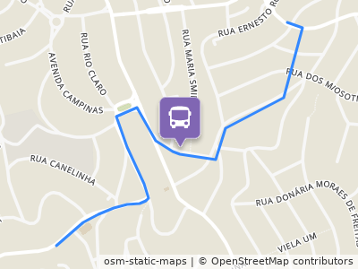 Mapa da parada