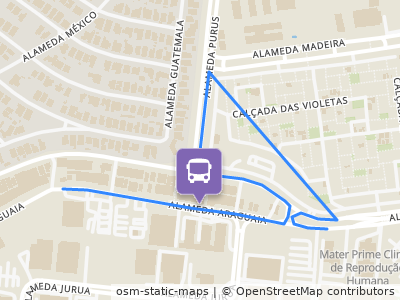Mapa da parada