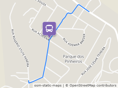 Mapa da parada