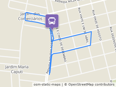 Mapa da parada